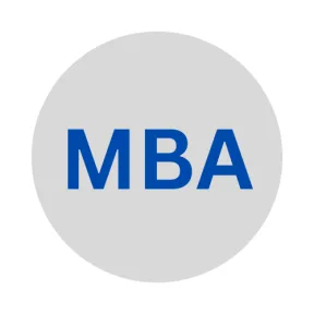 Online MBA certification badge
