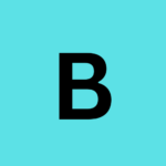 B Alphabet icon